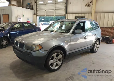 2005 BMW X3 3.0I z USA, uszkodzony, nr VIN WBXPA93425WD01684